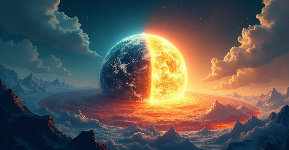 A stylized illustration depicting Earth's energy balance, showcasing the delicate interplay between incoming solar radiation, reflected light, and the Earth's radiating heat. Emphasize the role of greenhouse gases, represented as a transparent, shimmering layer trapping heat energy around the planet. Visualize the impact of human activities through a contrasting, darker layer of smog and emissions, obscuring the Earth's natural energy balance. Depict a vibrant, swirling vortex representing the Earth's atmosphere, highlighting the natural beauty and intricate workings of our planet's energy system. The overall mood should be one of scientific curiosity and concern, emphasizing the fragility of Earth's delicate climate balance and the need for action to address human-induced climate change.